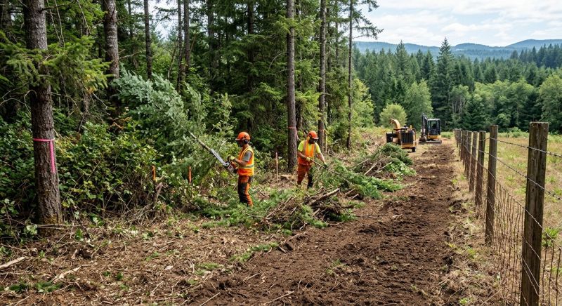 Property Line Clearing in Katy, TX