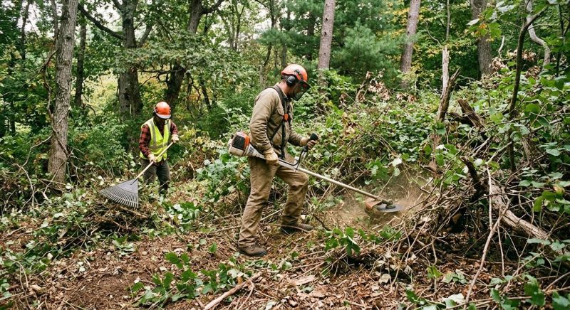 Bushes Clearing in Katy, TX